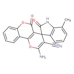 727671-27-4 | 2'-amino-7-methyl-2,5'-dioxospiro[1H-indole-3,4'-pyrano[3 ...